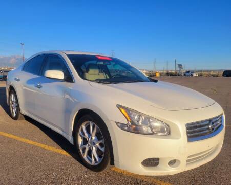 2014 Nissan Maxima for sale at BELOW BOOK AUTO SALES in Idaho Falls ID