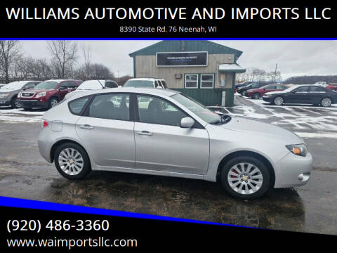 2008 Subaru Impreza for sale at WILLIAMS AUTOMOTIVE AND IMPORTS LLC in Neenah WI