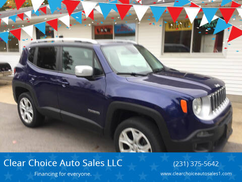 2016 Jeep Renegade for sale at Clear Choice Auto Sales LLC in Twin Lake MI