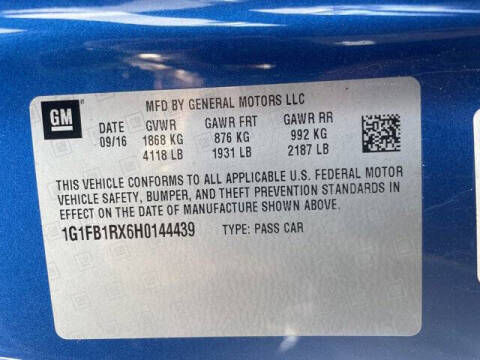 2017 Chevrolet Camaro LT