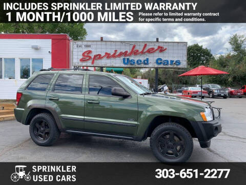 2007 Jeep Grand Cherokee for sale at Sprinkler Used Cars in Longmont CO