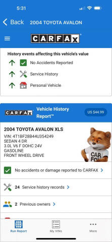 2004 Toyota Avalon XLS