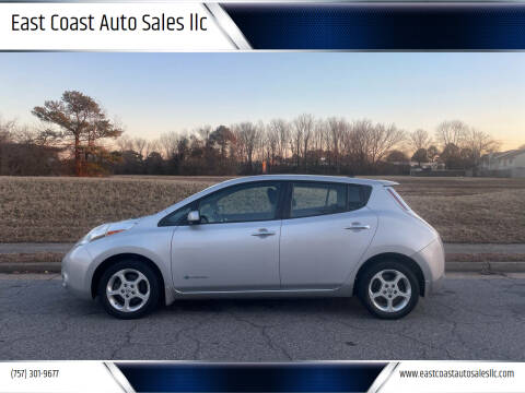 2015 Nissan LEAF for sale at East Coast Auto Sales llc in Virginia Beach VA