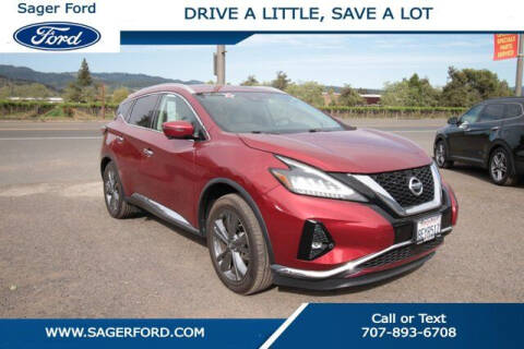 2019 Nissan Murano for sale at Sager Ford in Saint Helena CA