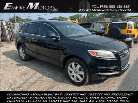 2007 Audi Q7 for sale at Empire Motors LTD in Cleveland OH