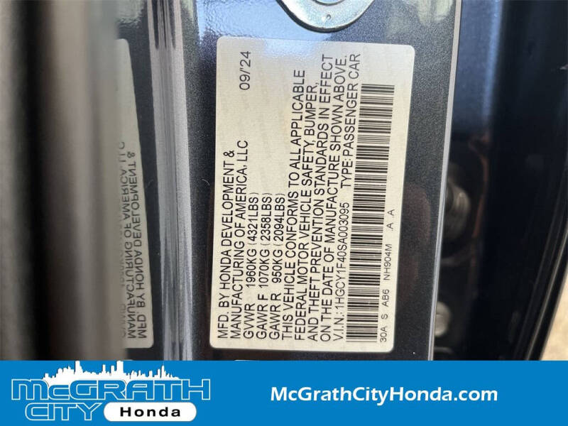 2025 Honda Accord SE