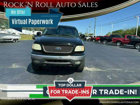 2002 Ford F-150 for sale at Rock 'N Roll Auto Sales in West Columbia SC