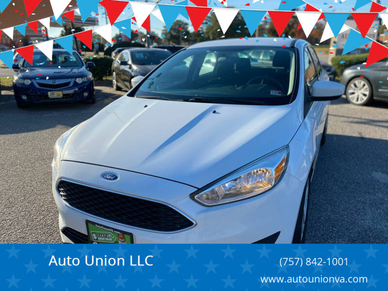 2018 Ford Focus for sale at Auto Union LLC in Virginia Beach VA