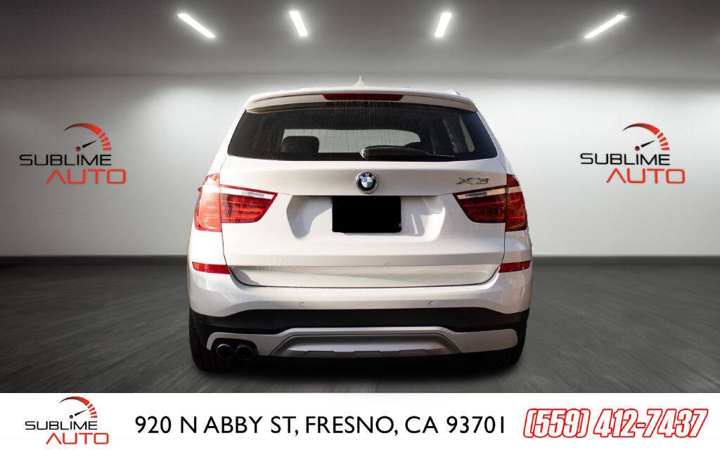 2016 BMW X3 for sale at SUBLIME AUTO in Fresno, CA