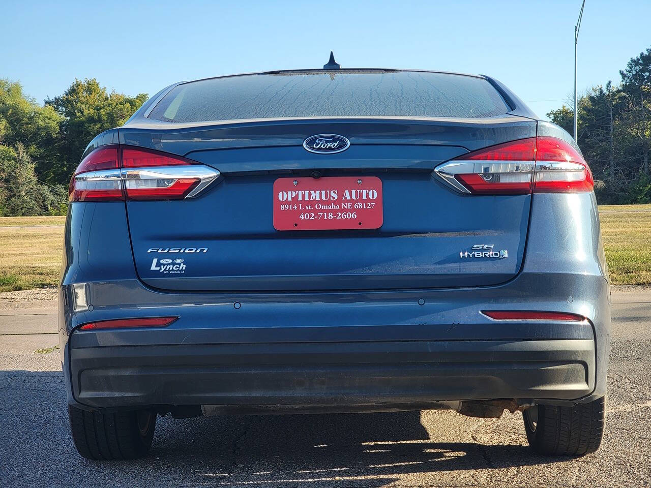 2019 Ford Fusion Hybrid for sale at Optimus Auto in Omaha, NE