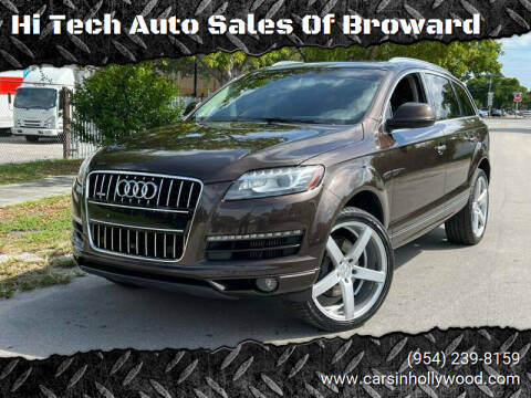 2013 Audi Q7 for sale at Hi Tech Auto Sales Of Broward in Hollywood FL