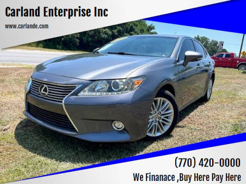 2014 Lexus ES 350 for sale at Carland Enterprise Inc in Marietta GA