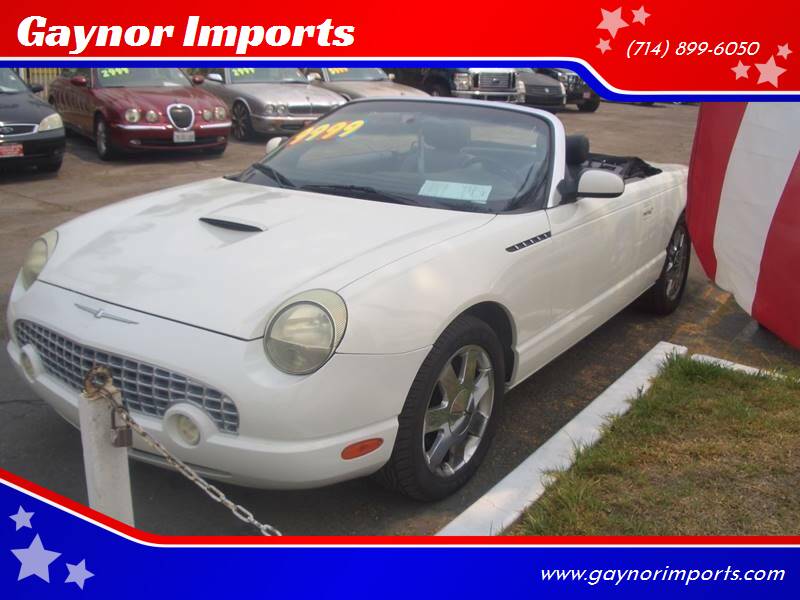 2002 Ford Thunderbird for sale at Gaynor Imports in Stanton CA