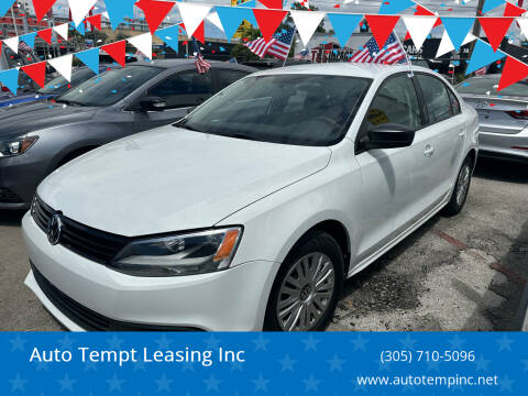 2014 Volkswagen Jetta for sale at Auto Tempt  Leasing Inc in Miami FL