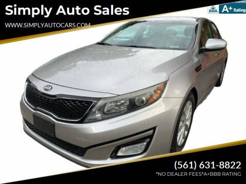 2015 Kia Optima for sale at Simply Auto Sales in Palm Beach Gardens FL