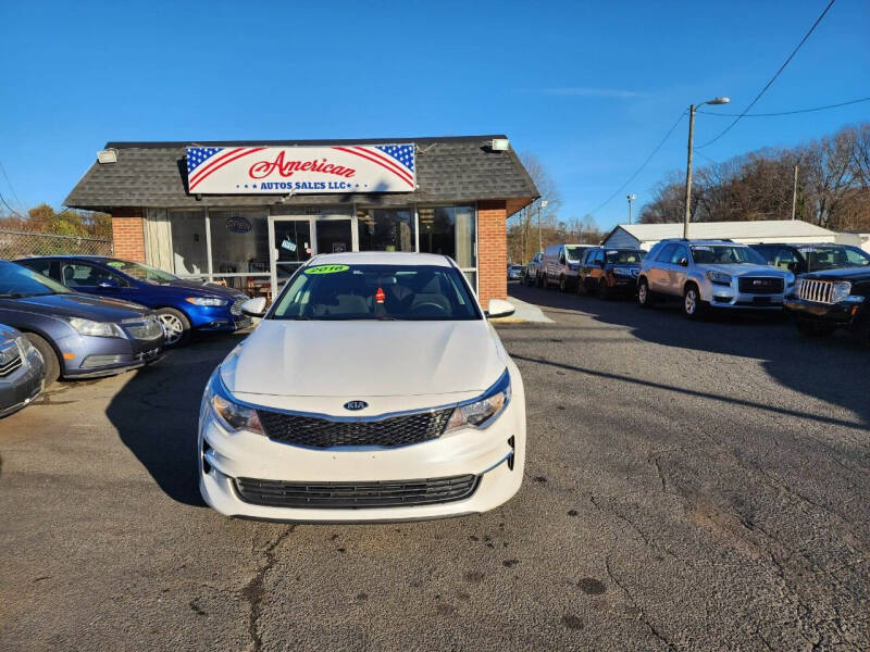 2016 Kia Optima for sale at American Auto Sales LLC in Charlotte NC