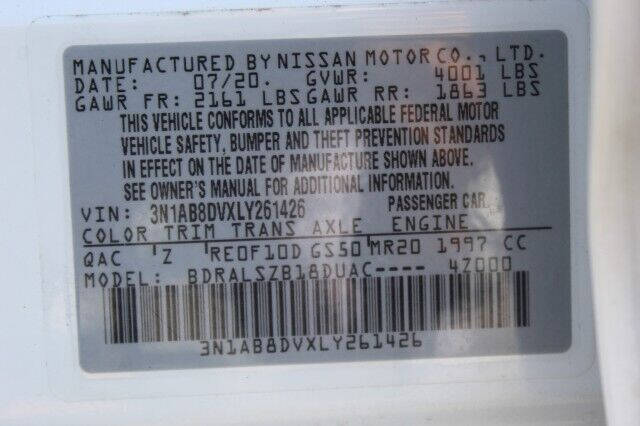 2020 Nissan Sentra SR