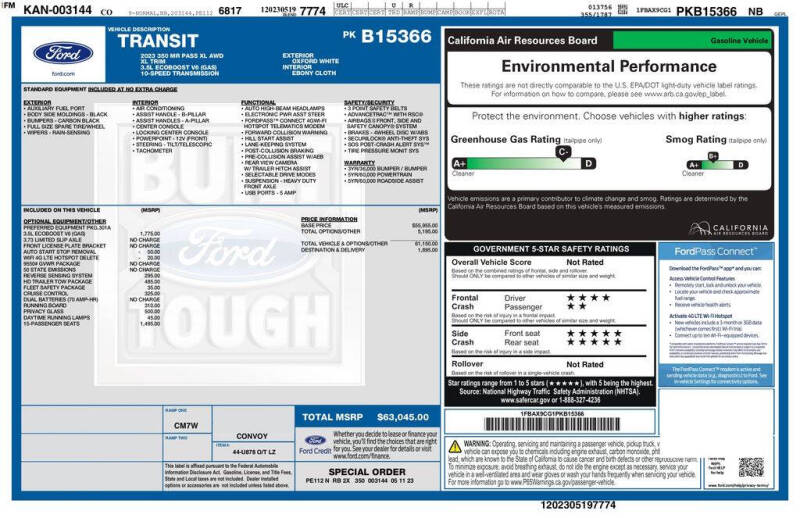 2023 Ford Transit
