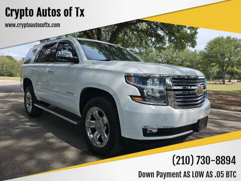 2015 Chevrolet Tahoe for sale at Crypto Autos of Tx in San Antonio TX