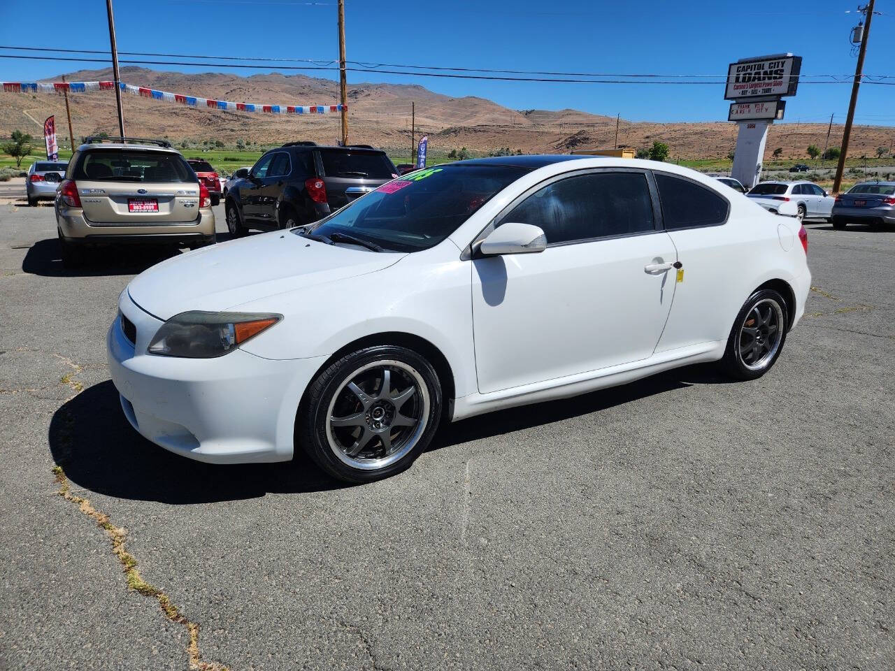 White 2007 Scion tC Base 2dr Hatchback (2.4L I4 5M) 2