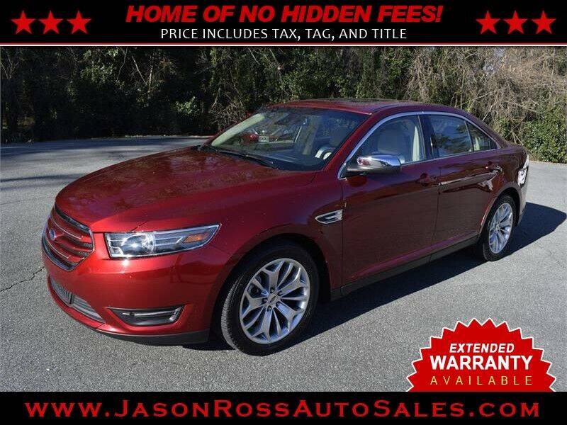 2016 Ford Taurus for sale at Jason Ross Auto Sales in Burlington NC