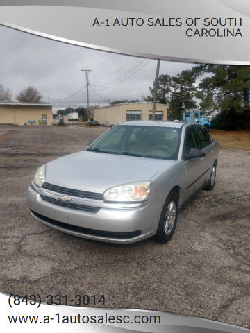 2005 Chevrolet Malibu for sale at A-1 Auto Sales Of South Carolina in Conway SC