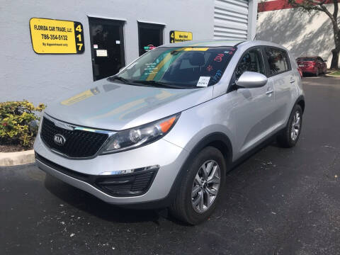 2016 Kia Sportage for sale at FLORIDA CAR TRADE LLC in Davie FL