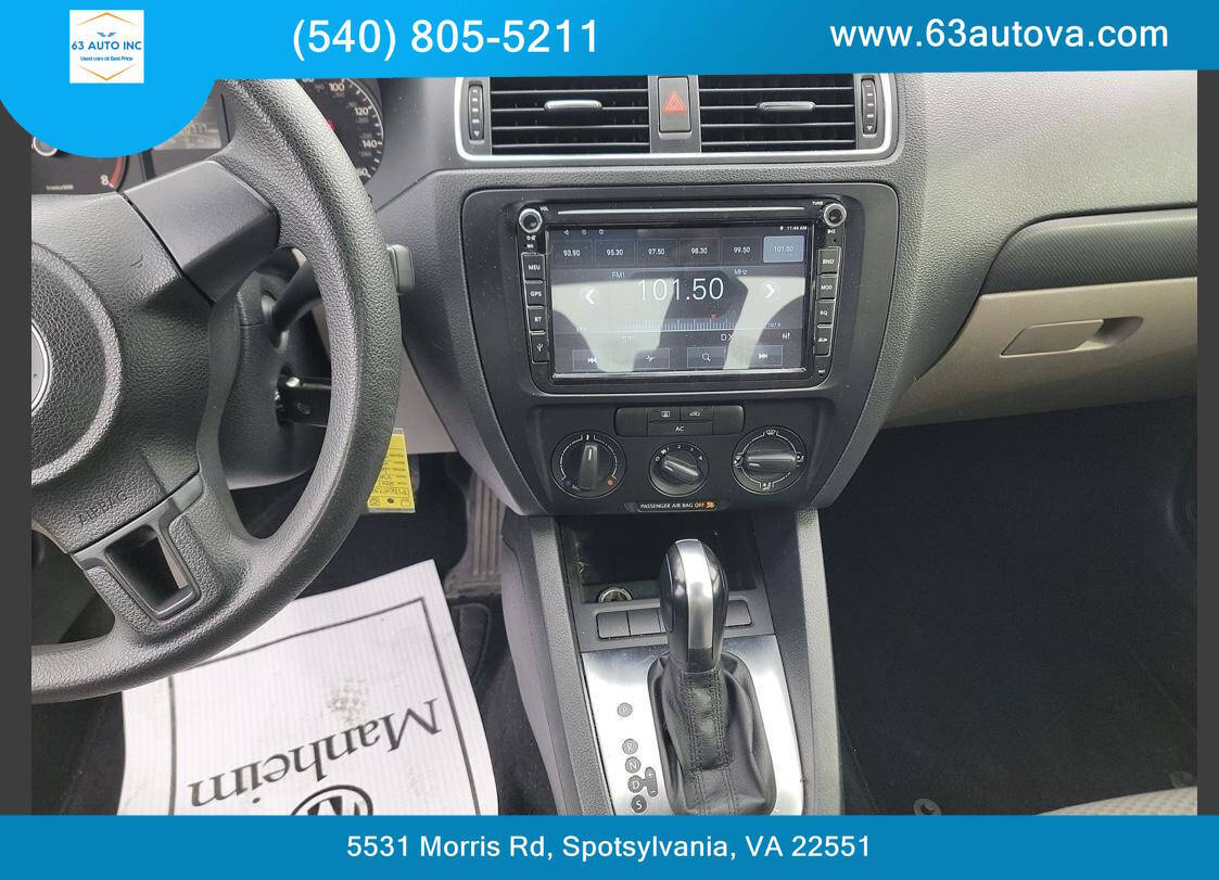 2011 Volkswagen Jetta for sale at 63 Auto Inc in Spotsylvania, VA