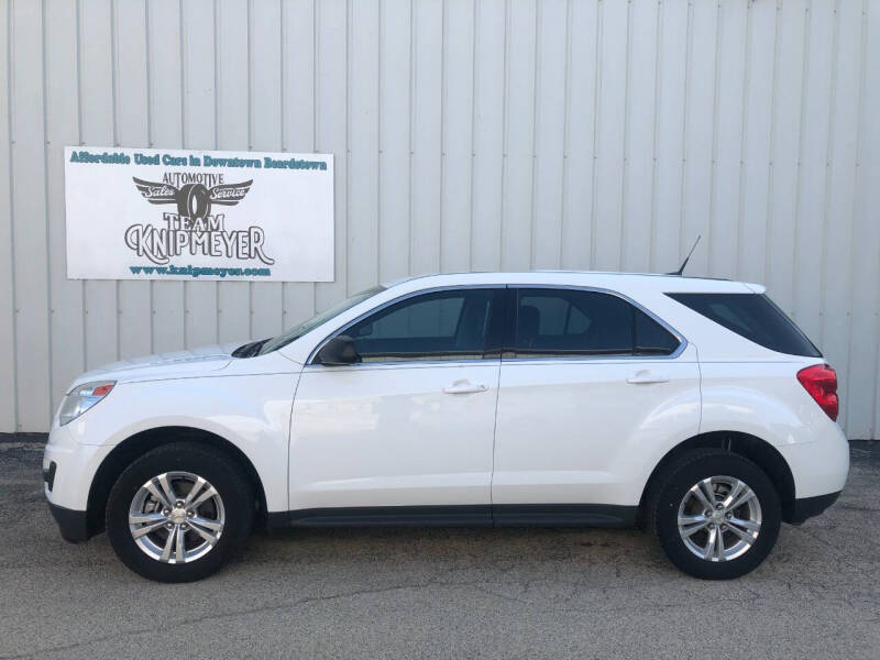 Used 2013 Chevrolet Equinox LS with VIN 1GNALBEK2DZ108842 for sale in Beardstown, IL