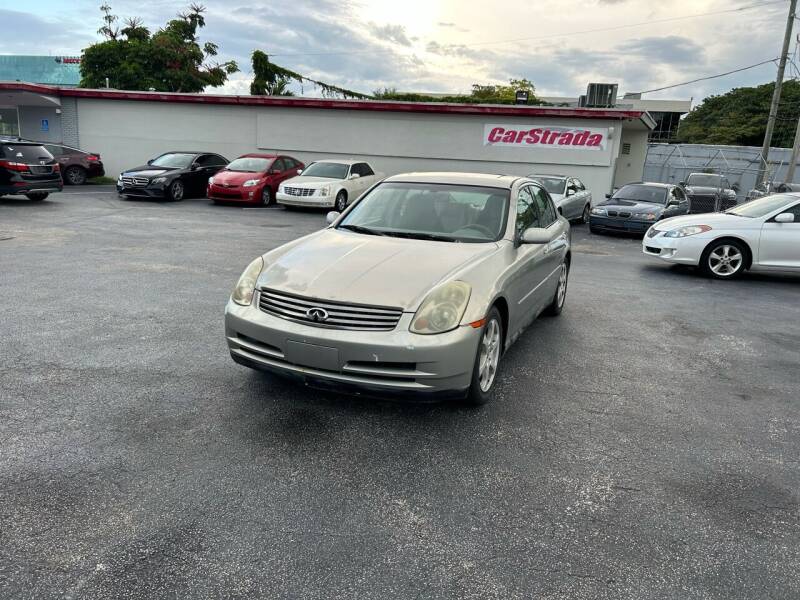2003 Infiniti G35 for sale at CARSTRADA in Hollywood FL