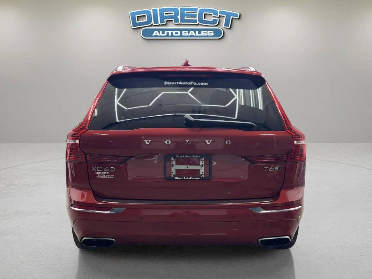 2019 Volvo XC60 T6 Inscription AWD 4dr SUV - Red exterior view 5