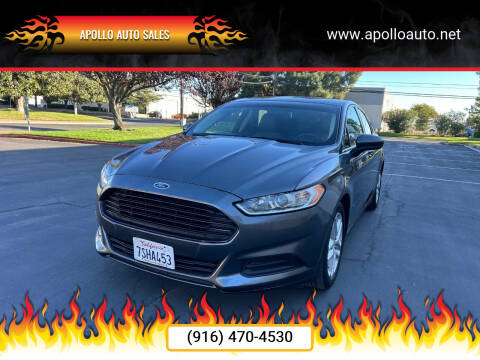 2016 Ford Fusion for sale at APOLLO AUTO SALES in Sacramento CA