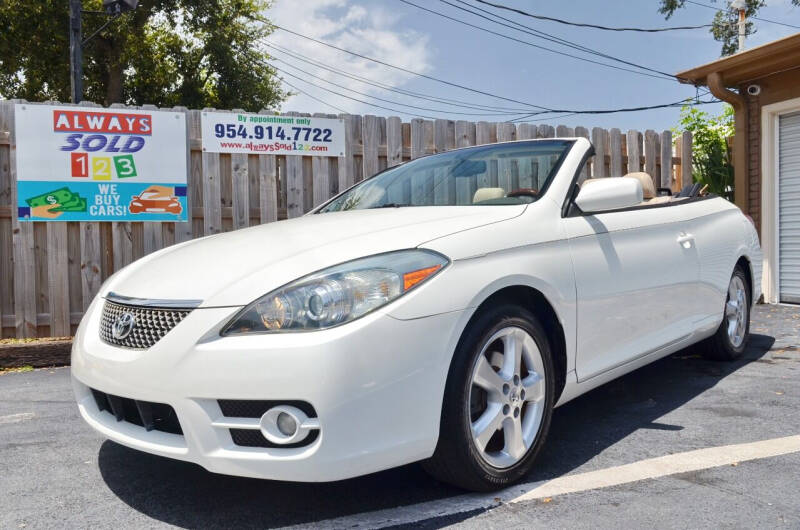 2008 Toyota Camry Solara for sale at ALWAYSSOLD123 INC in Fort Lauderdale FL