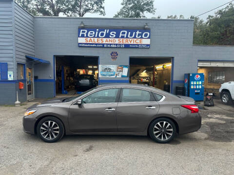 2017 Nissan Altima for sale at Reid's Auto Sales & Service in Emporium PA
