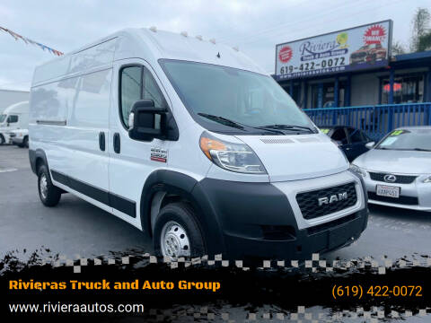 2019 RAM ProMaster for sale at Rivieras Truck and Auto Group in Chula Vista CA