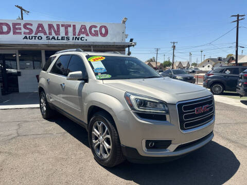 2014 GMC Acadia for sale at DESANTIAGO AUTO SALES in Yuma AZ