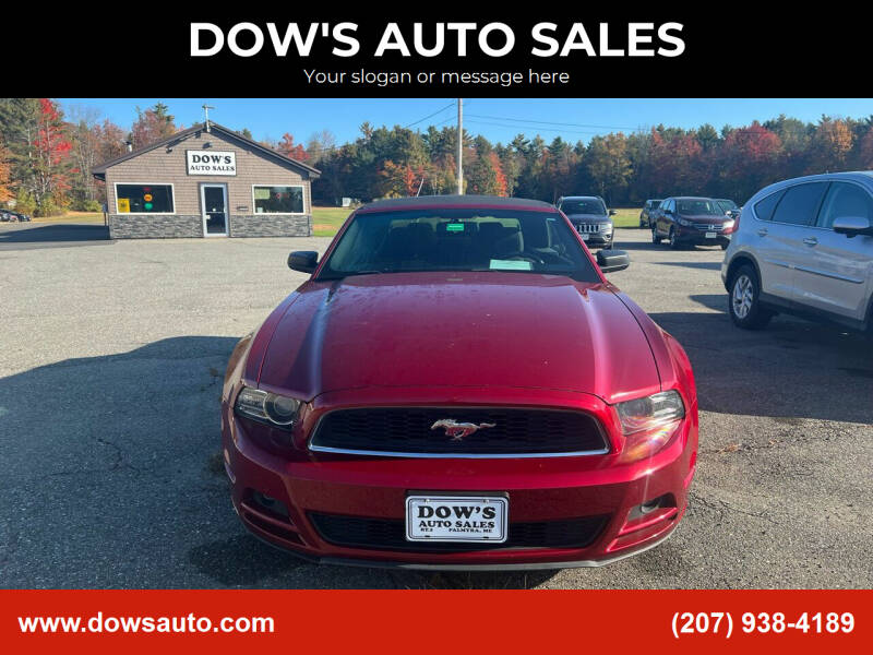 2014 Ford Mustang for sale at DOW'S AUTO SALES in Palmyra ME