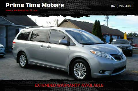 2014 Toyota Sienna for sale at Prime Time Motors in Marietta GA