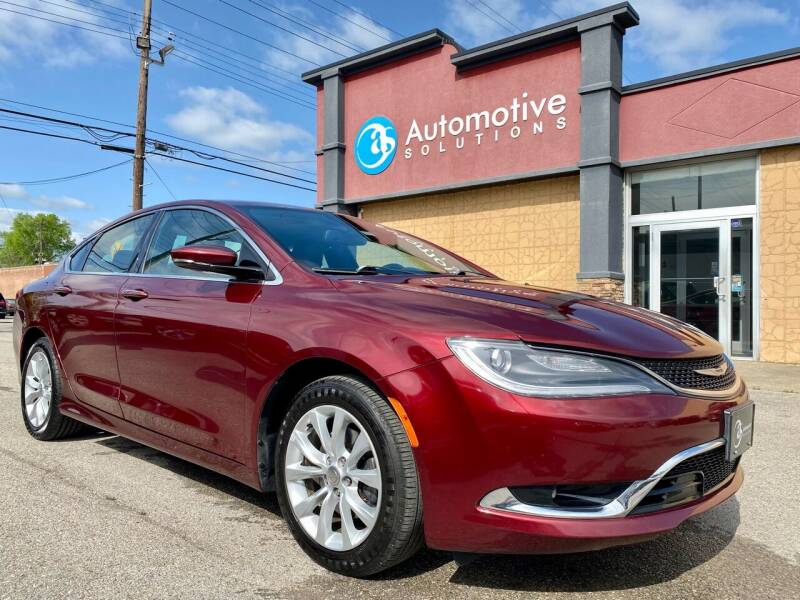 2015 Chrysler 200 for sale at Automotive Solutions in Louisville KY