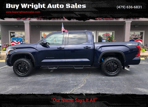 2022 Toyota Tundra for sale at Buy Wright Auto Sales in Rogers AR