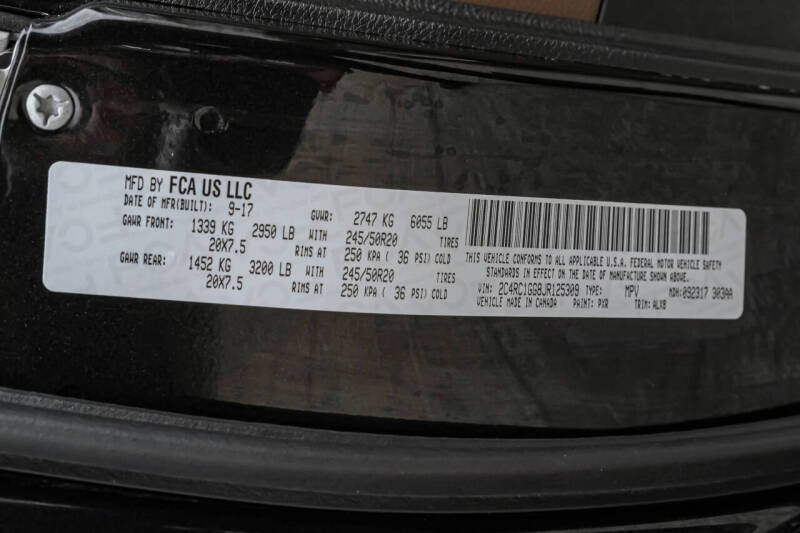 2018 Chrysler Pacifica Limited