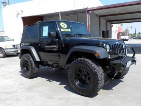 2017 Jeep Wrangler for sale at Bell's Auto Sales in Corona CA