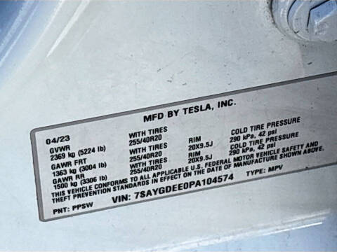 2023 Tesla Model Y Long Range