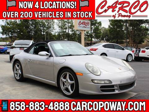 2006 Porsche 911 for sale at CARCO SALES & FINANCE - CARCO OF POWAY in Poway CA