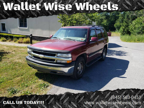 2001 Chevrolet Tahoe for sale at Wallet Wise Wheels in Montgomery NY