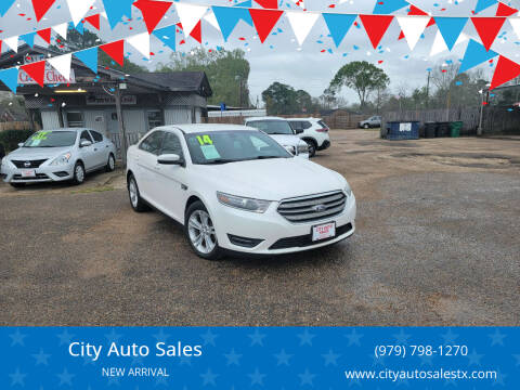 2014 Ford Taurus for sale at City Auto Sales in Brazoria TX