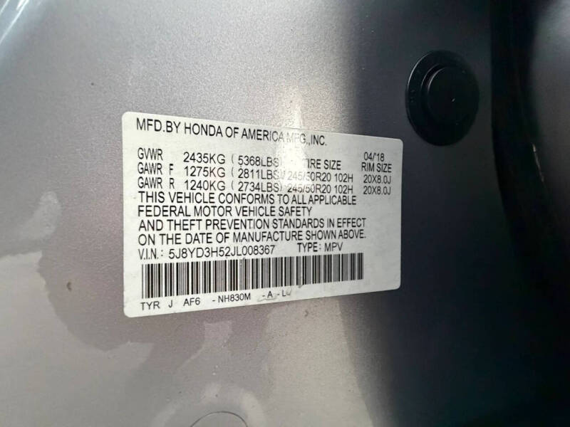 2018 Acura MDX w/Tech