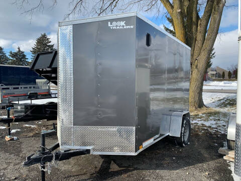 2023 LOOK VNOSE ENCLOSED 6X10 ENCLOSED WITH BRAKES for sale at Cny Autohub LLC - Look in Dryden NY