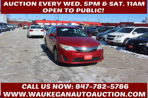 2012 Toyota Camry for sale at Waukegan Auto Auction in Waukegan IL