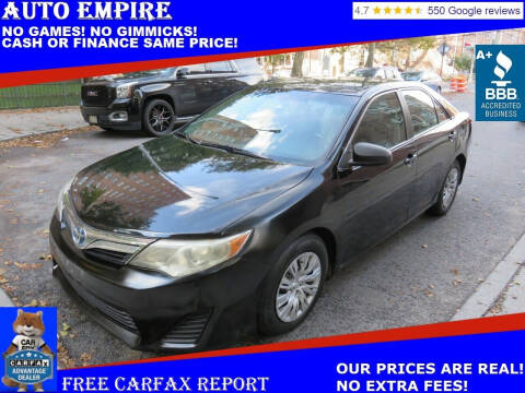 2012 Toyota Camry Hybrid for sale at Auto Empire in Brooklyn NY